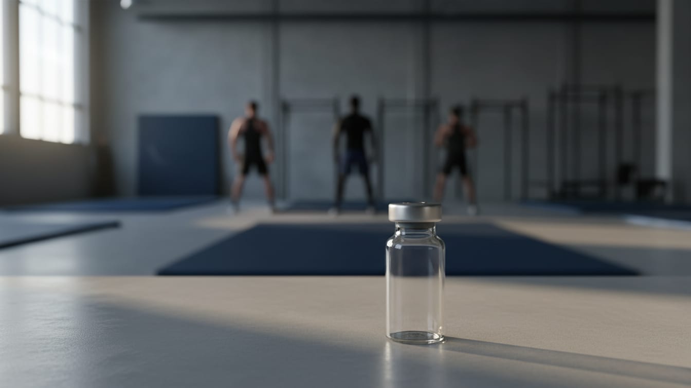 Illustration: An empty medical vial on a sterile counter, illuminated by soft morning light.